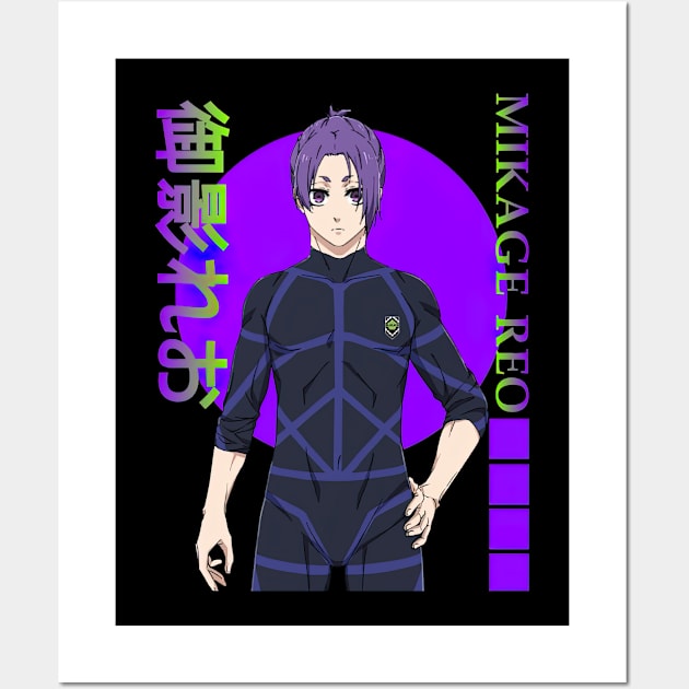 Mikage Reo Blue Lock Wall Art by TaivalkonAriel